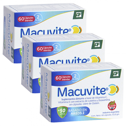 Pack 3 Macuvite Suplemento Dietario