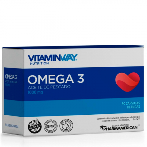 Vitamin Way Omega 3 Aceite De Pescado X 30 Cápsulas