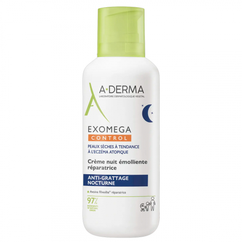 A Derma Exomega Control Crema Emoliente De Noche