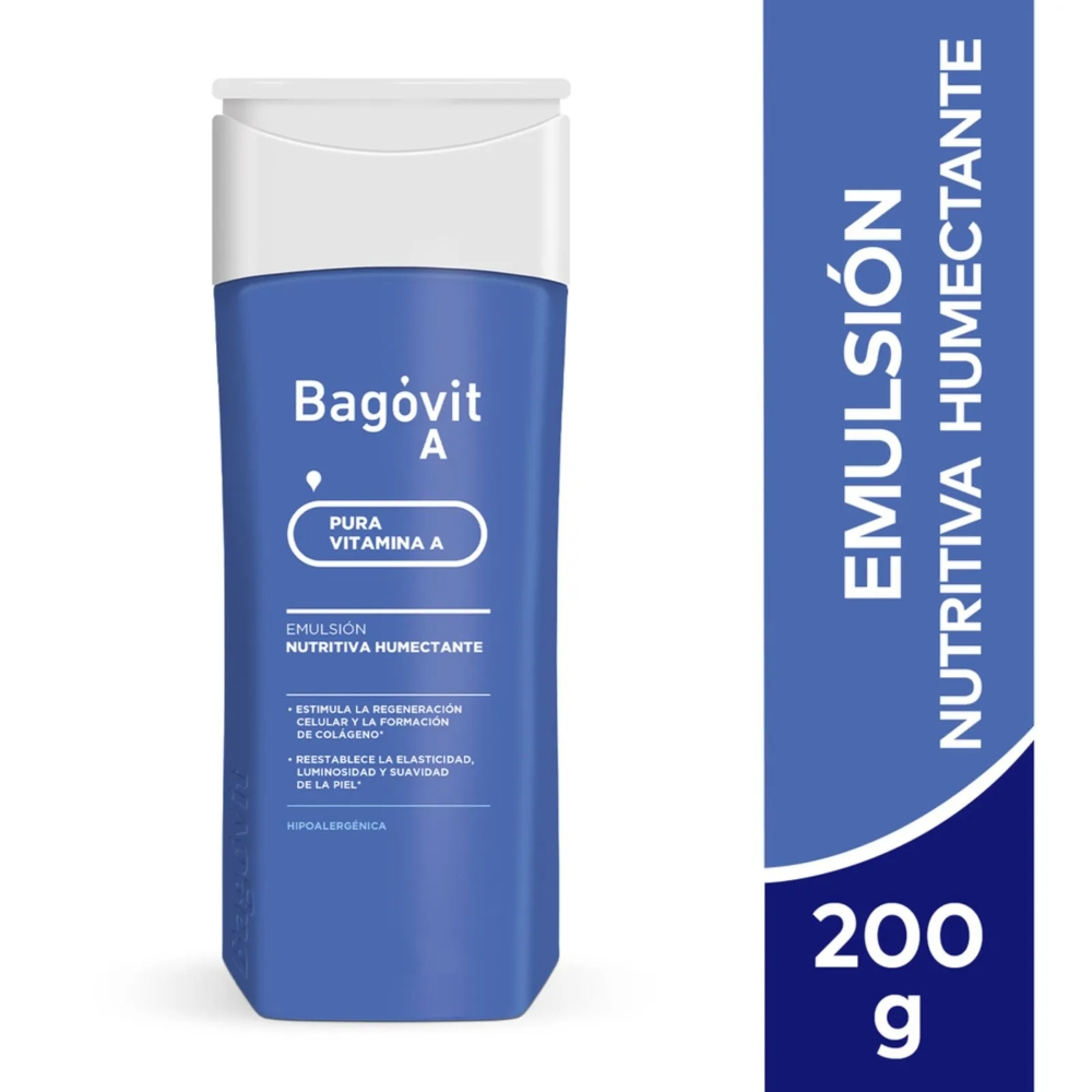 [ELIMINADO] Bagóvit A Emulsión Nutritiva Humectante X 200 Gramos Vto 6-26