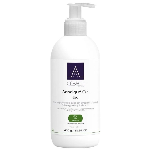 Cepage Acneiqué Gel Limpiador Purificante Piel Grasa X 450 Gramos