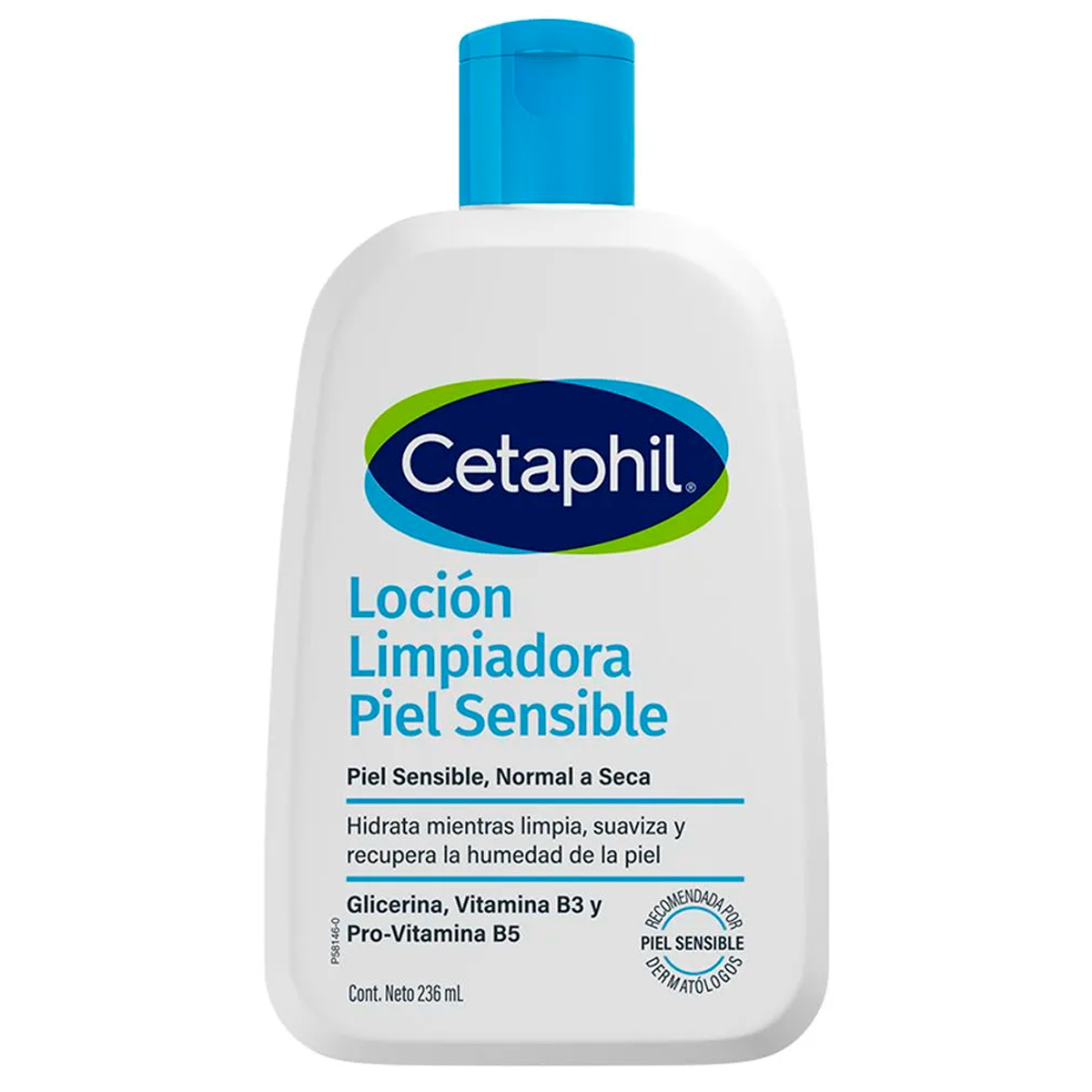 Cetaphil Loción Limpiadora Piel Seca Y Sensible X 236ml