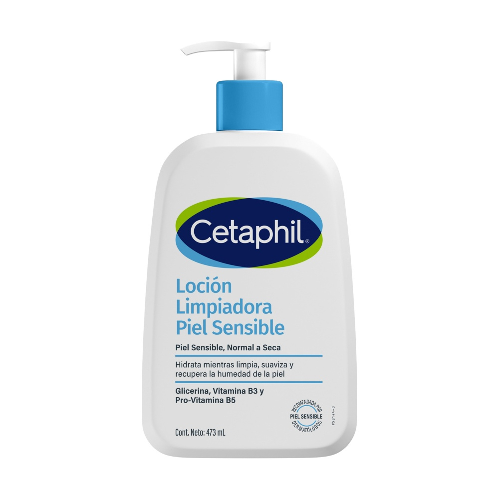 Cetaphil Loción Limpiadora Piel Seca Y Sensible X 473ml