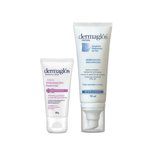 Dermaglós Combo Facial Y Manos Hidratación Esencial