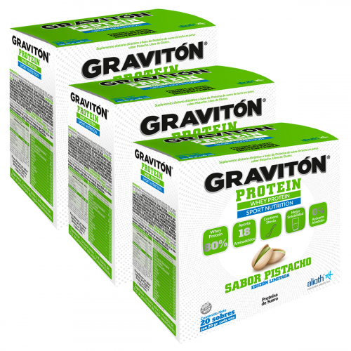 Pack 3 Graviton Protein Sport Nutrition Pistacho