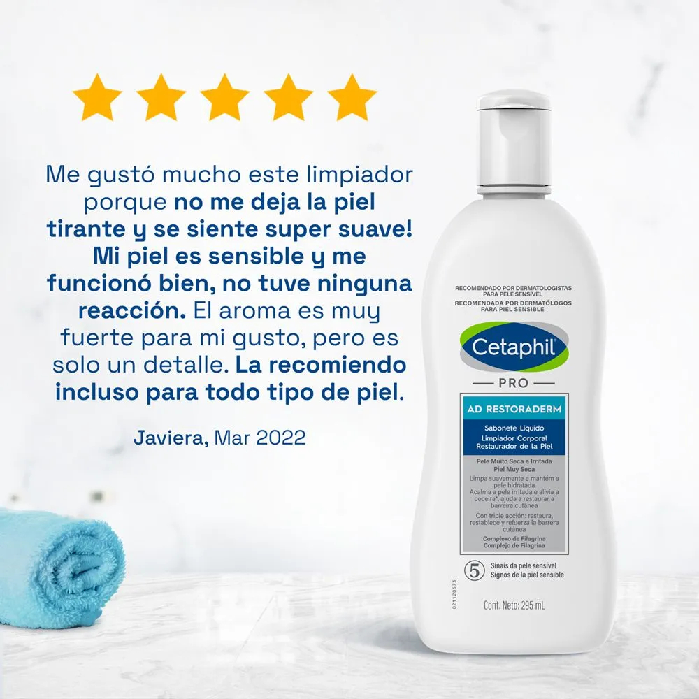 Cetaphil Pro Ad Restoraderm Limpiador Corporal