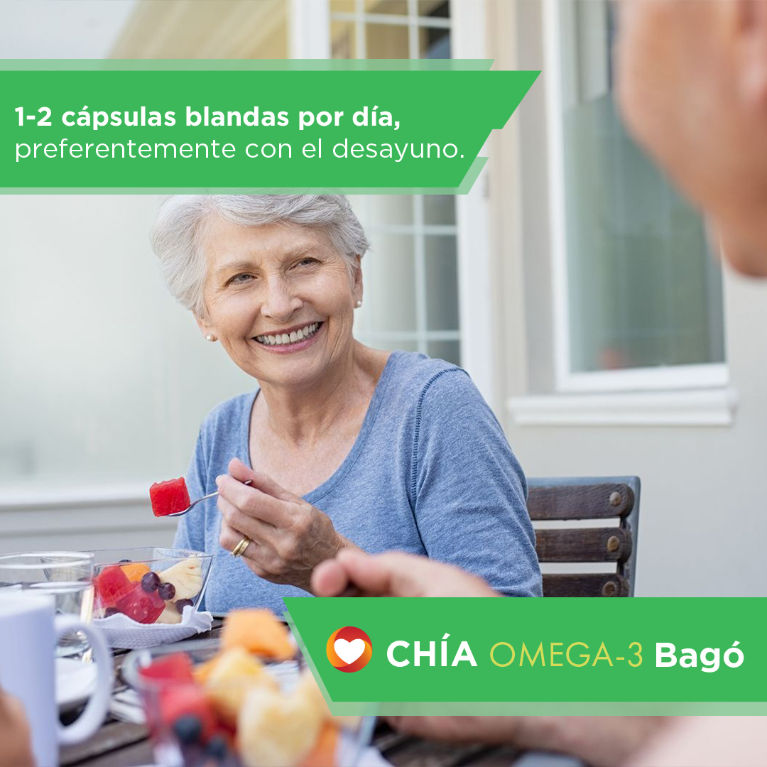 Pack Chia Omega 3 Bagó Aceite De Chia 180 Cápsulas