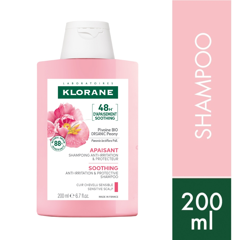 Klorane Peoní­a Shampoo Para Cuero Cabelludo Irritado