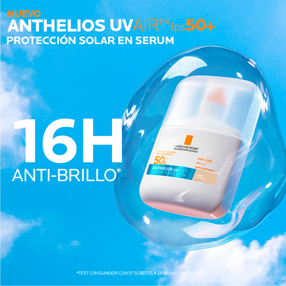 La Roche Posay Anthelios Uvair Sérum Solar Spf50+ Color