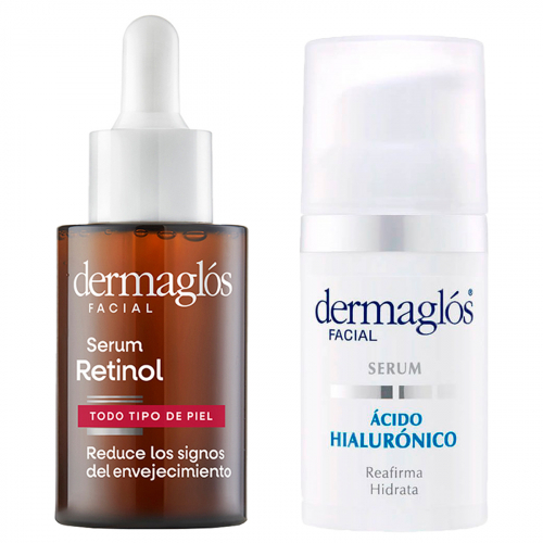 Combo Dermaglós Facial Serum Retinol + ácido Hialurónico