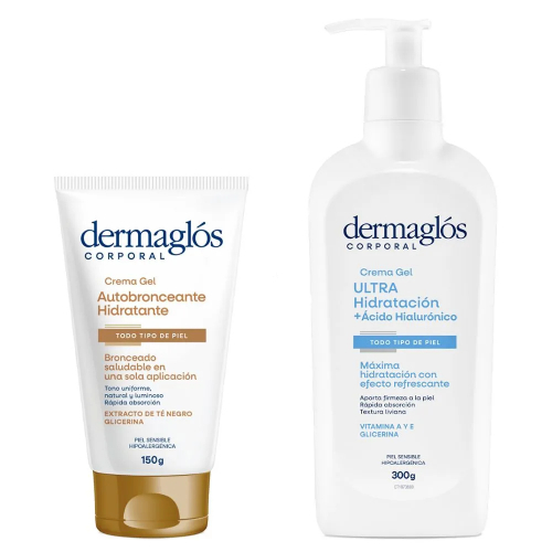 Dermaglós Combo Autobronceante Ultra Hidratación