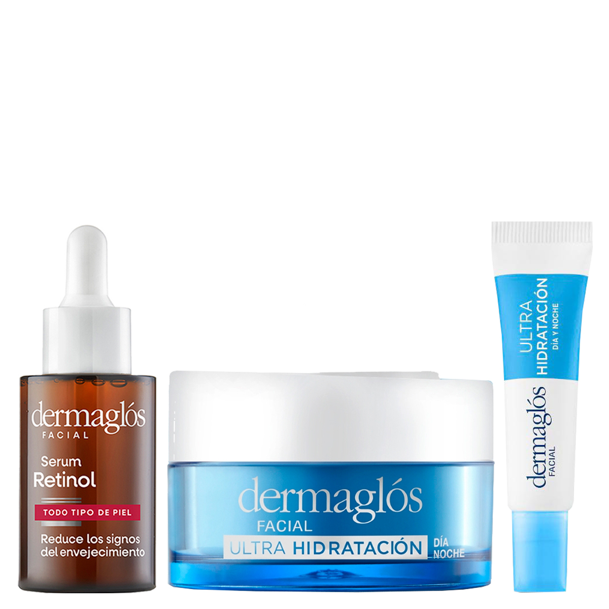 Rutina Dermaglós Facial Ultra Hidratación + Retinol Día Y Noche