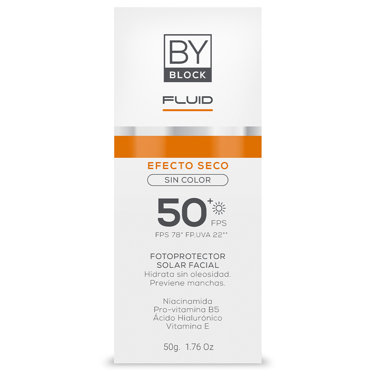 By Block Fluid Fotoprotector Efecto Seco Facial Fps50