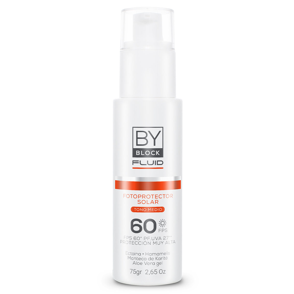 By Block Fluid Fotoprotector Facial Fps60 Color