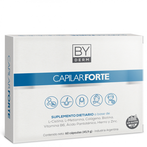 By Derm Capilar Forte X 60 Cápsulas