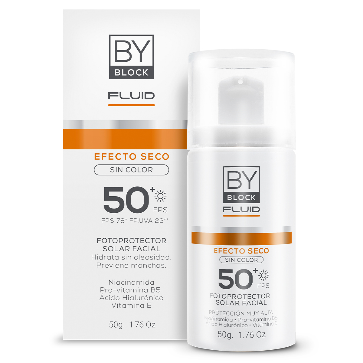 By Block Fluid Fotoprotector Efecto Seco Facial Fps50
