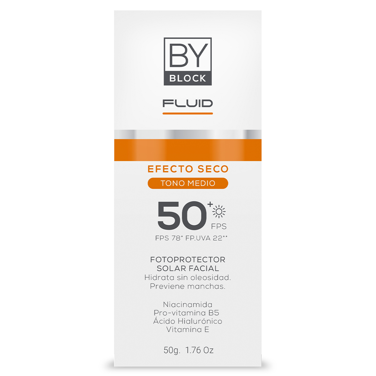 By Block Fluid Fotoprotector Efecto Seco Color Fps50