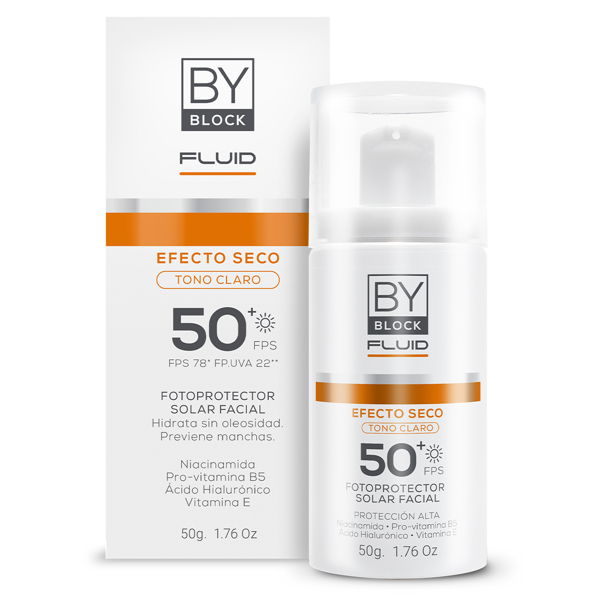 By Block Fluid Fotoprotector Efecto Seco Color Fps50