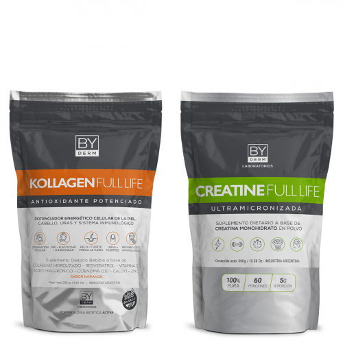 Combo By Derm Full Life Creatine + Kollagen