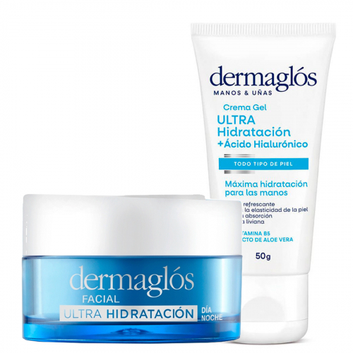 Dermaglós Combo Facial Y Manos Ultra Hidratacíon