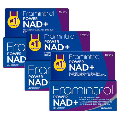 Pack 3 Framintrol Power Nad+ Resveratrol