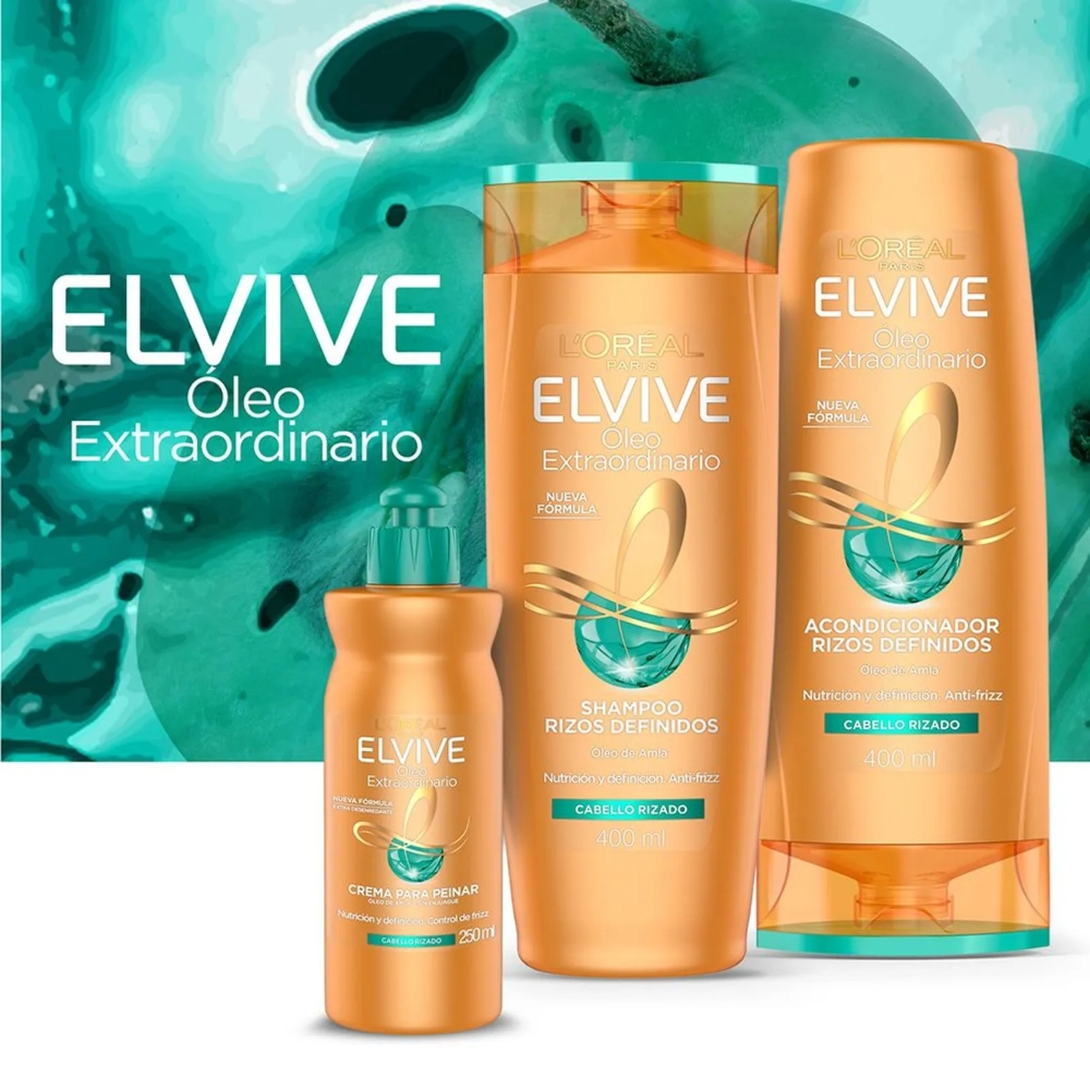 Elvive óleo Extraordinario Rizos Definidos Acondicionador