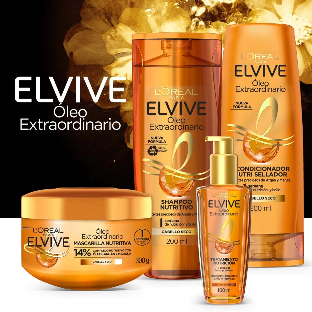 Elvive óleo Extraordinario Nutrición Universal Enjuague