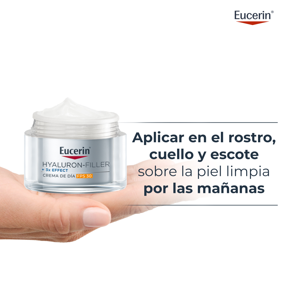 Eucerin Hyaluron Filler + 3x Effect Crema Antiarrugas De Día Fps30