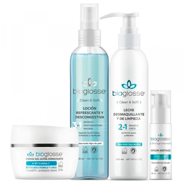 Bioglosse Rutina Cuidado Facial Antiage Plus