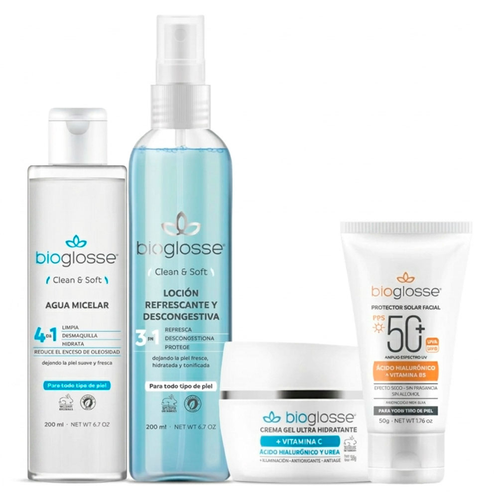 Bioglosse Rutina Protectora Para Piel Mixta A Grasa