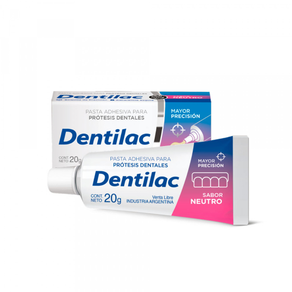 Dentilac Pasta Adhesiva Para Prótesis Dental Sabor Neutro