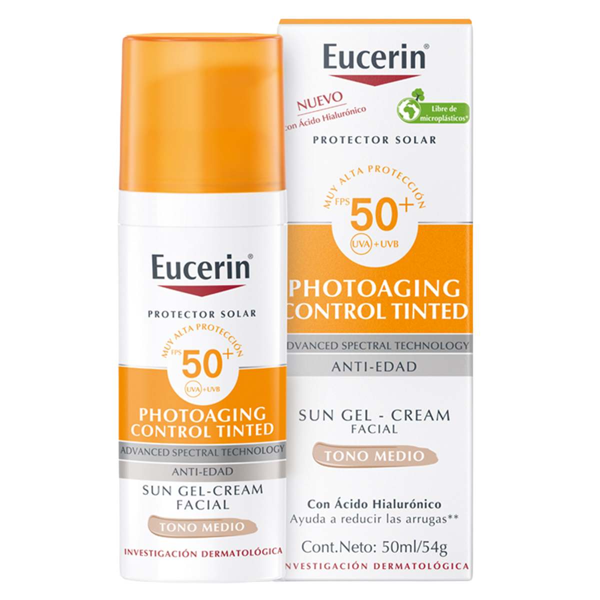 Eucerin Photoaging Control Tono Medio Fps50+ Protector Solar Facial