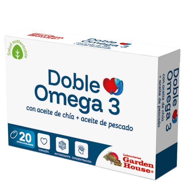Garden House Doble Omega 3 X 20 Comprimidos