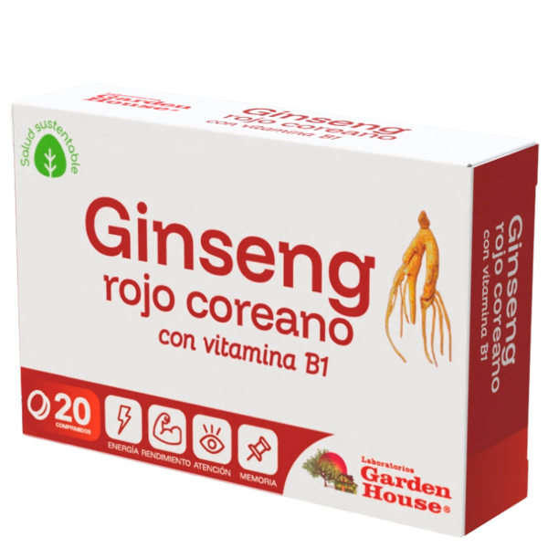 Garden House Ginseng Rojo Coreano X 20 Comprimidos