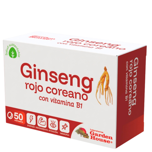 Garden House Ginseng Rojo Coreano X 50 Comprimidos