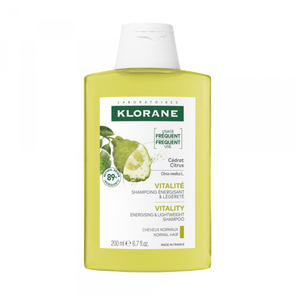 Klorane Cidra Shampoo Cabello Tendencia Oleosa X 200ml