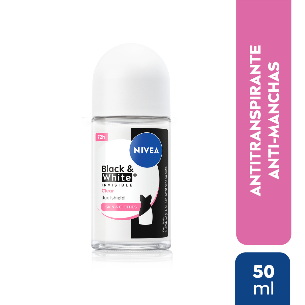 Nivea Desodorante Femenino Invisible B&w Roll On