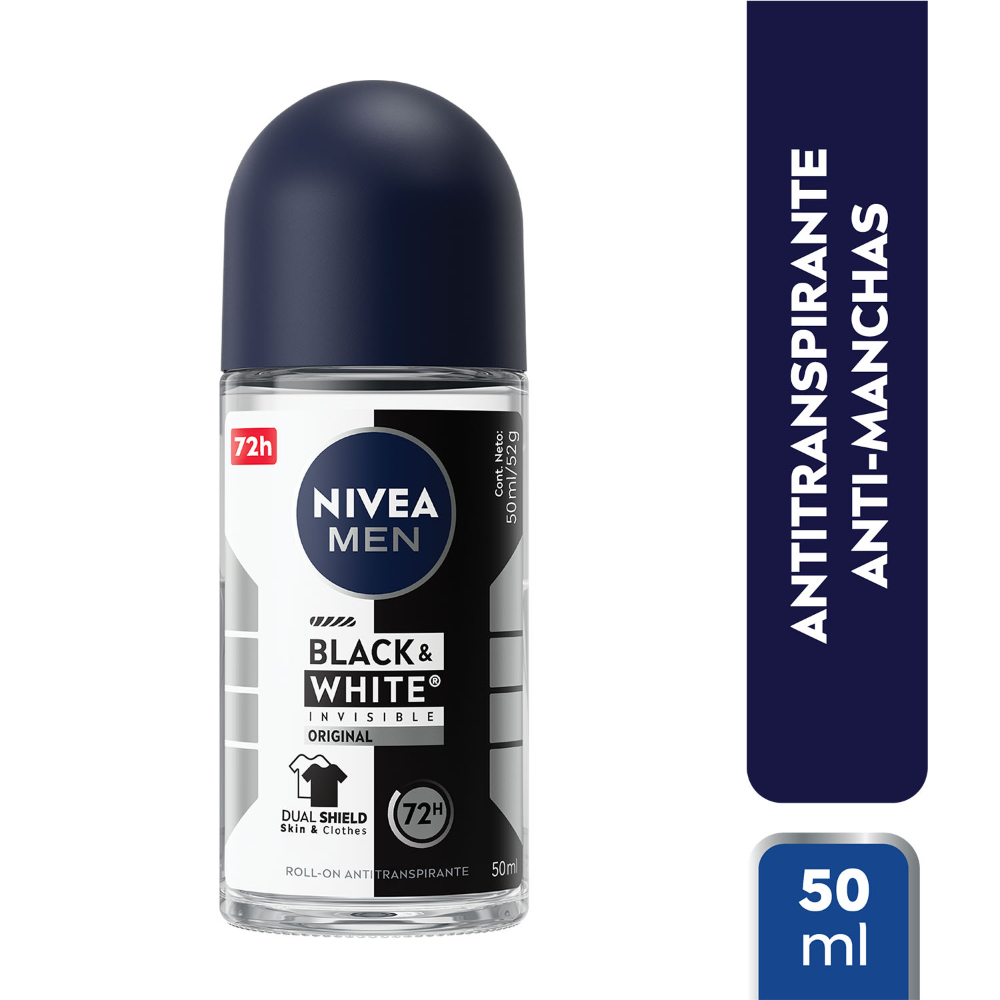 Nivea Men Desodorante Invisible B&w Roll On8759649