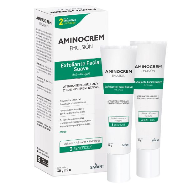 Pack 2 Aminocream Emulsión Exfoliante