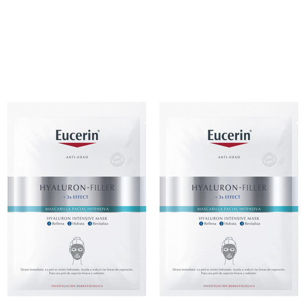 Pack 2 Eucerin Hyaluron Filler Mascarilla Facial