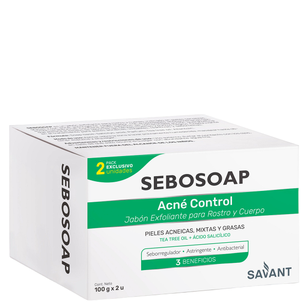 Pack 2 Sebosoap Jabón Exfoliante