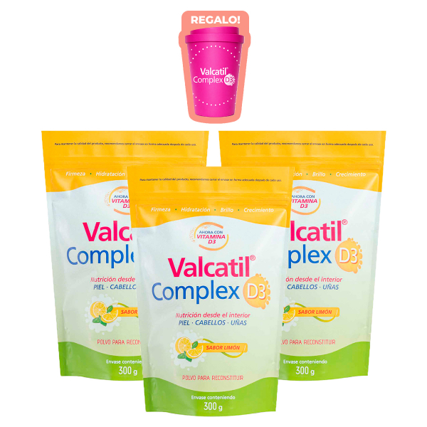 Pack 3 Valcatil Complex D3 Doypack Polvo + Regalo!