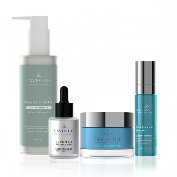 Rutina Caviahue Facial Piel Grasa Refrescante E Hidratante