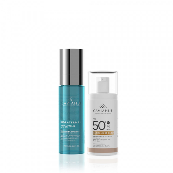 Rutina Caviahue Facial Solar Glow Con Color