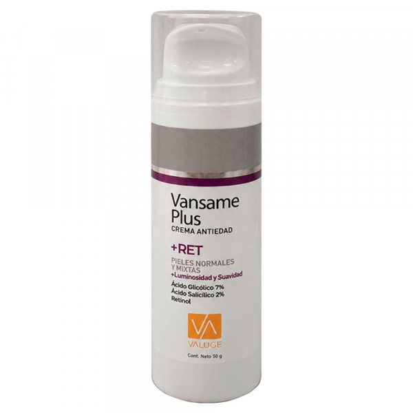 Vansame Plus Crema Antiedad X 50 Gramos