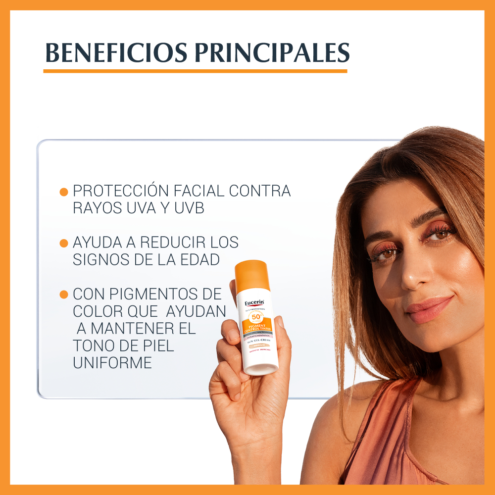 Eucerin Photoaging Control Tono Medio Fps50+ Protector Solar Facial