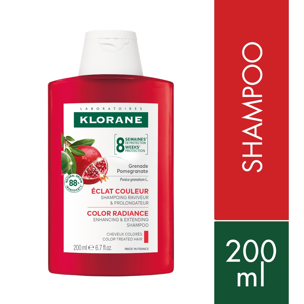 Klorane Granada Shampoo Para Cabello Teñido X 200ml