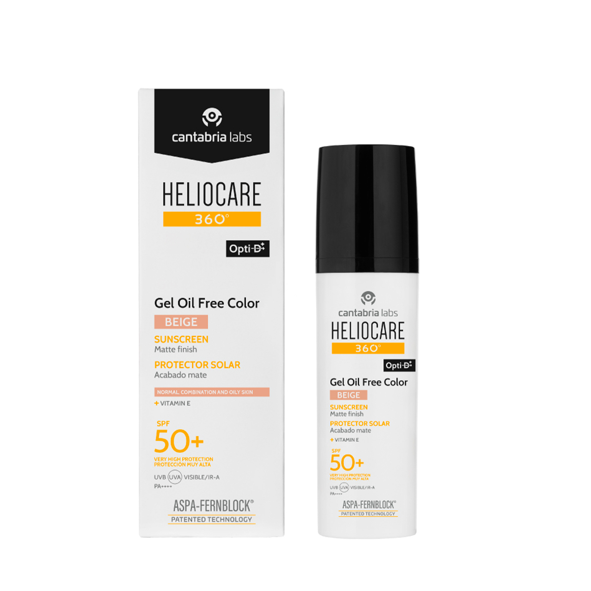 Cantabria Labs Heliocare 360 Color Gel Oil Free Spf50 Beige