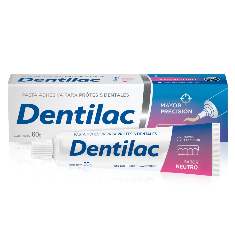 Dentilac Pasta Adhesiva Para Prótesis Dental Sabor Neutro