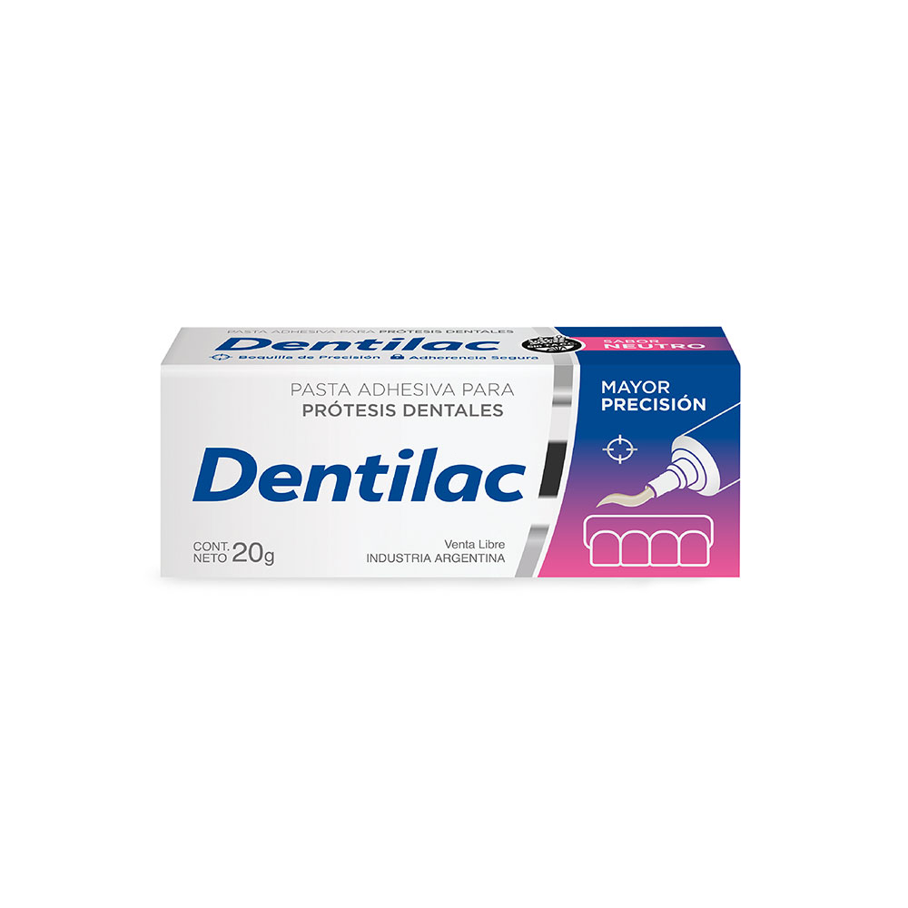 Dentilac Pasta Adhesiva Para Prótesis Dental Sabor Neutro